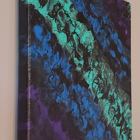 Acrylic Fluid Art on Canvas - Picture 3 of 3